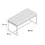 Loree Faux Leather Upholstered Bench-23705786