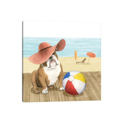Let's Go for a Boardwalk I 1 Piece Wrapped Canvas Wall Art