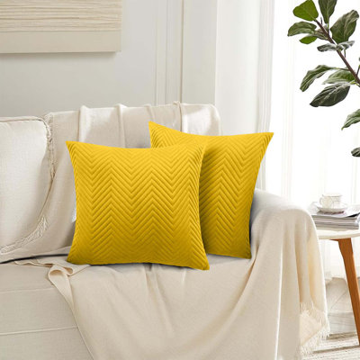Chevron Square Throw Cushion Pad