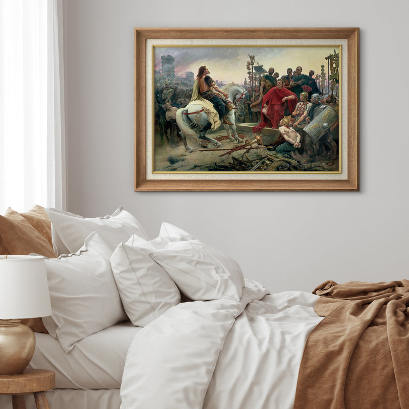 Roman Triumph, œuvre d'art historique, photos de salon classiques, impression sur toile encadrée, impression numérique.