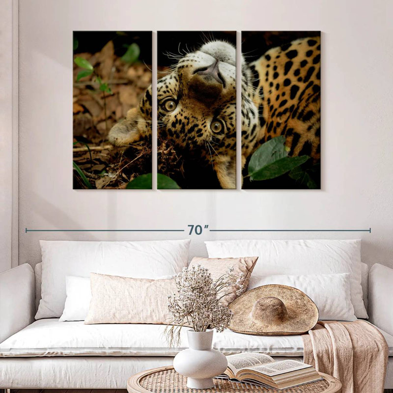 Brampt Lovable Jaguar, 32" H x 50" W