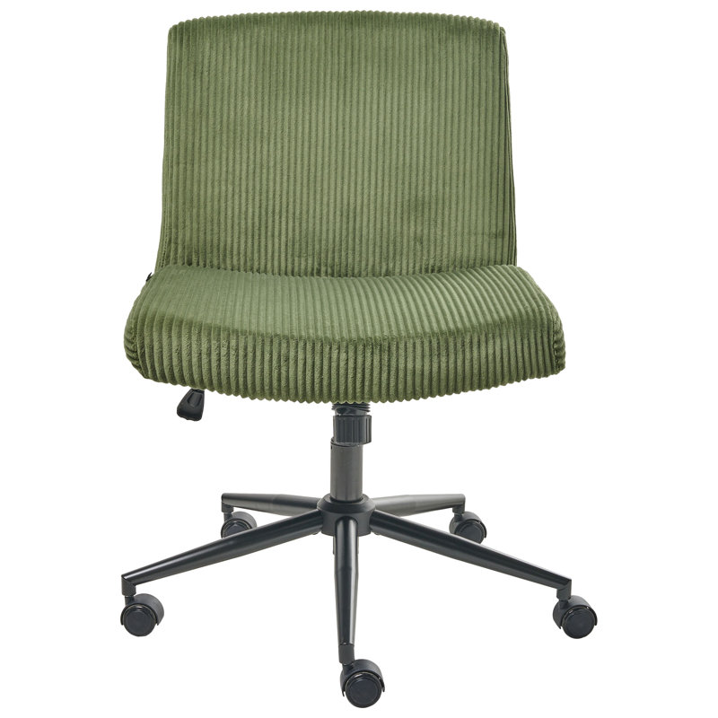 Corduroy Office Chair, Green