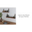 Tablette décorative en bois massif 2 pièces Glenbrook-1854825396