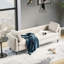 Banc rembourré blanc crème-1256605704