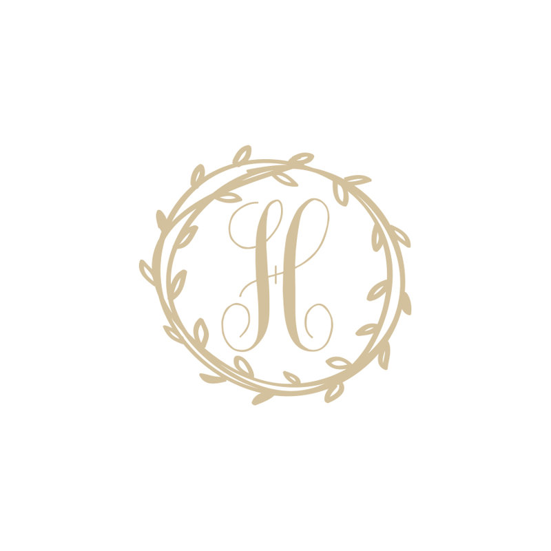 Décalcomanie murale monogramme initial Klar, Beige, Oui