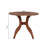 Walnut Round Dining Table 39.4" – Traditional Solid Wood Legs, Timeless Elegance, Ideal Focal Point For Family Gatherings-578878686-578878681