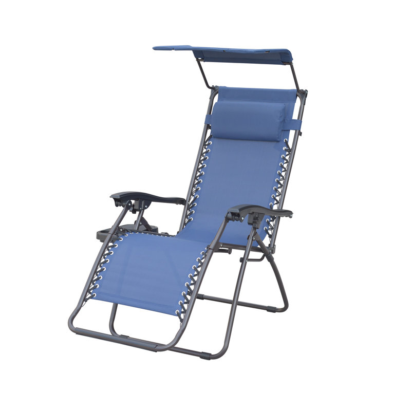 Fauteuil inclinable / pliable à gravité zéro avec coussin Mccarron