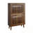 Shoe cabinet with 2 flip drawers-1583369171