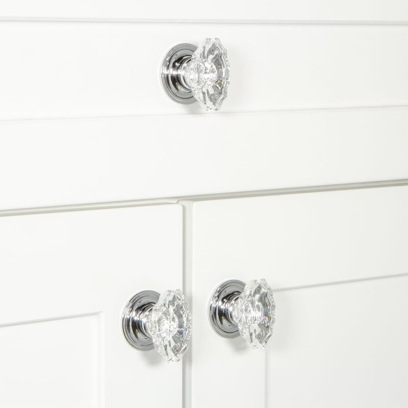 Biarritz Cabinet Knob, Bright Chrome