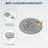 Acrylic PVC Shower Pan with Anti‑Slip Surface, 3‑Side Water Retaining Base & Drain Options for Alcove Bathroom
