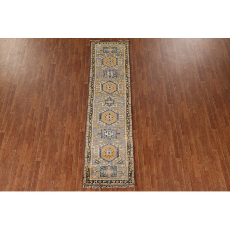 Tapis de couloir oriental géométrique 3 x 10