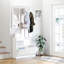 Armoire à combinaison avec armoire à chaussures + étagère suspendue + miroir-907265162