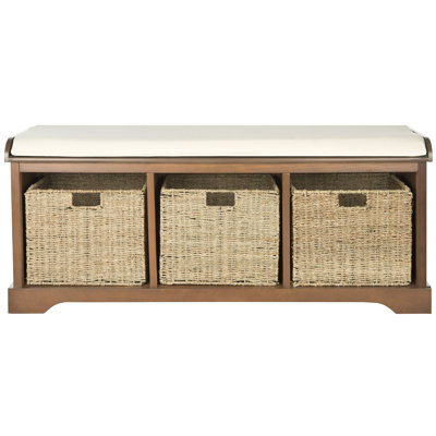 Loane Wicker Storage Bench