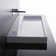 WS Bath Collections Urban 17.7'' White Ceramic Rectangular Bathroom Sink with Overflow