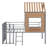 Metal Loft Bed With Ladder-114256615