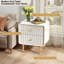 Table de chevet moderne l 19,6 po (ensemble de 2)-697422398-723445166