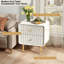 Table de chevet moderne l 19,6 po (ensemble de 2)-723445166-697422398