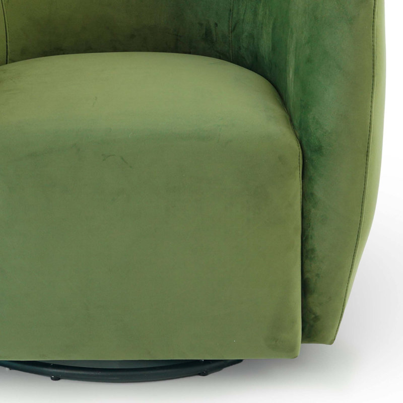 Chaise pivotante Renee, velours