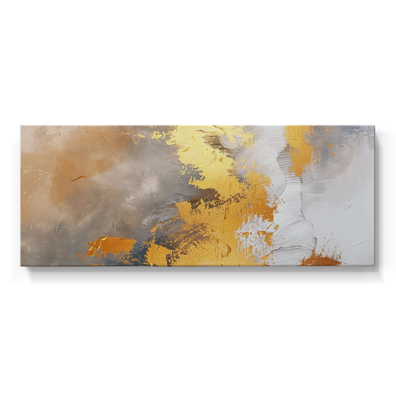Abstract Series 4 #LXXVII-Wide Gallery Wrapped Canvas, 20" H x 50" W