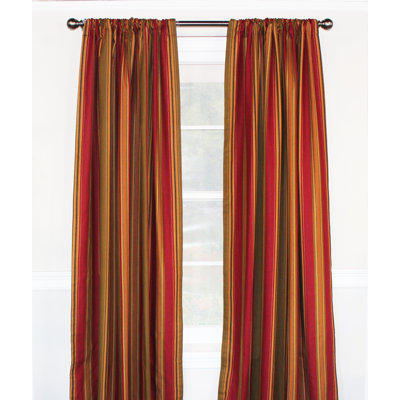Nigpanru Cotton Blend Room Darkening Curtain Pair