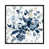 Toile encadrée de bois rustique foncé
