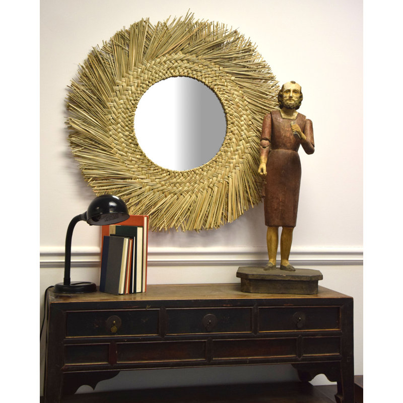 Miroir rond en ruppie maritime