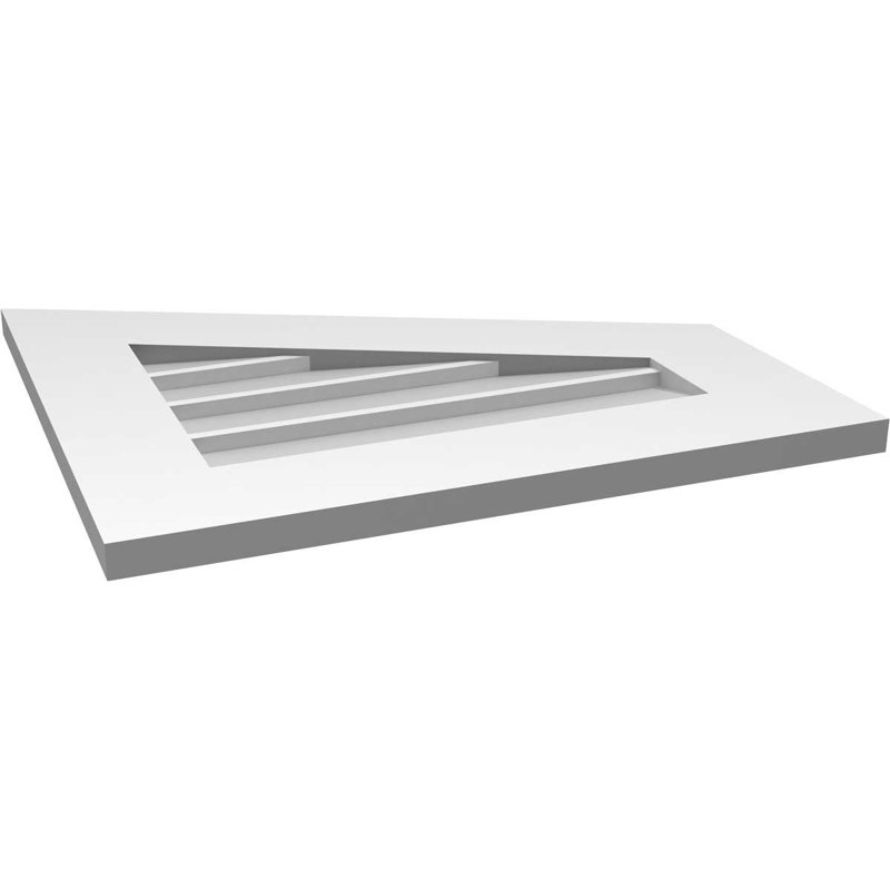Évent en poire non-fonctionnel Signature, H 1 po x L 22 po x l 20 po