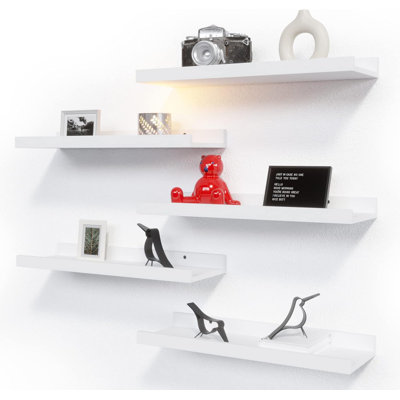White Floating Shelf