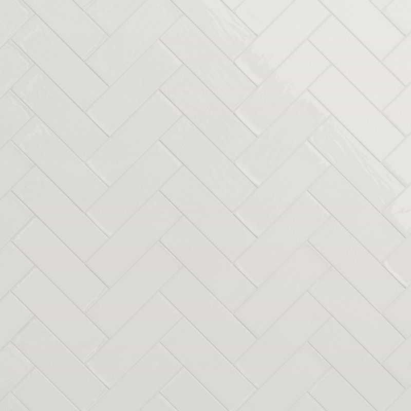 Santa Monica 4x12 Polished Ceramic Subway Tile, White
