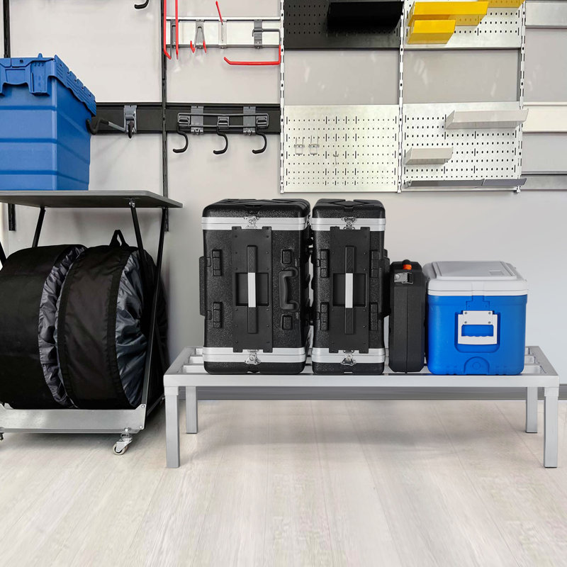 Aluminium Storage Rack, 30.5cm H x 121.9cm W x 50.8cm D