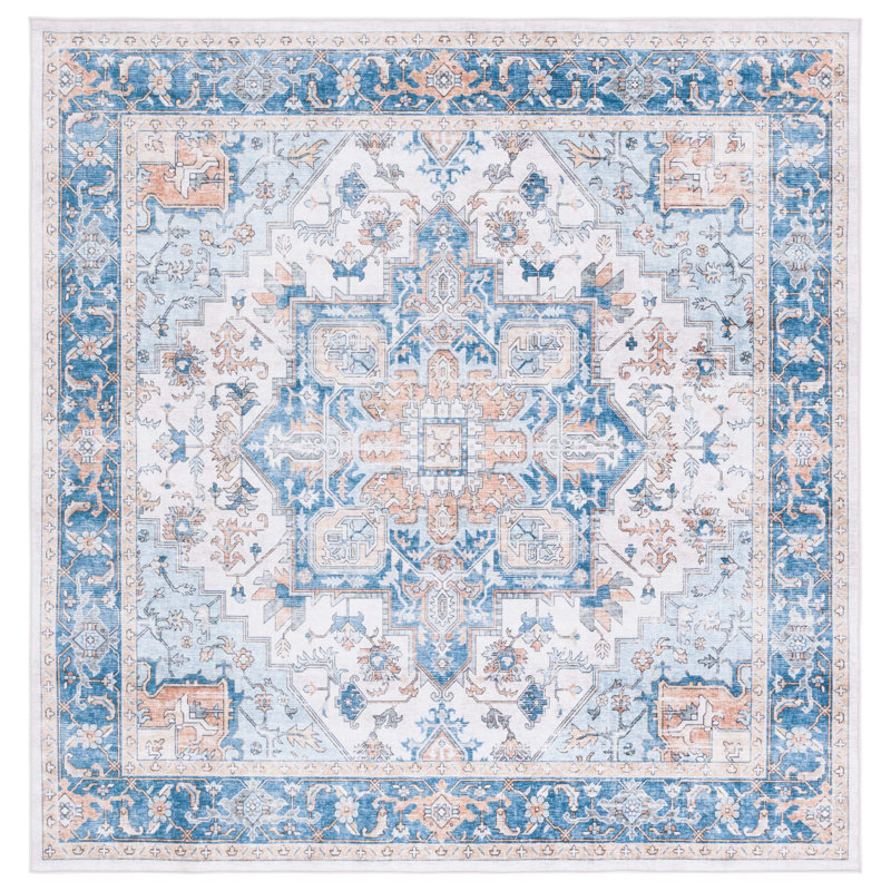 Maruin Performance Machine Washable Oriental Rug, Square 6'