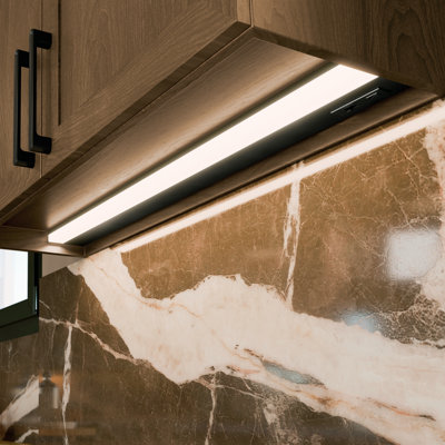 Luminaire sous le comptoir Arza Select, noir