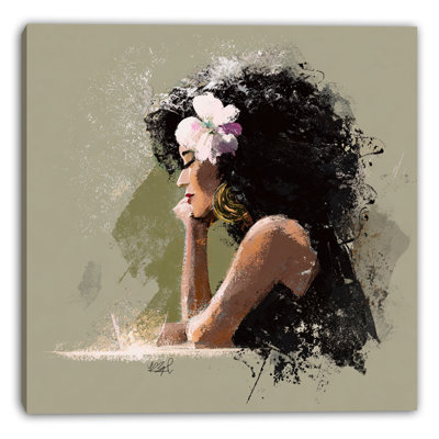 «Island Daydream», art mural sur toile tendue