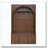 All-in-One Hall Tree with Adjustable Shelves, Retro Arched Entryway Storage Bench with 3 Cabinets-1512500864