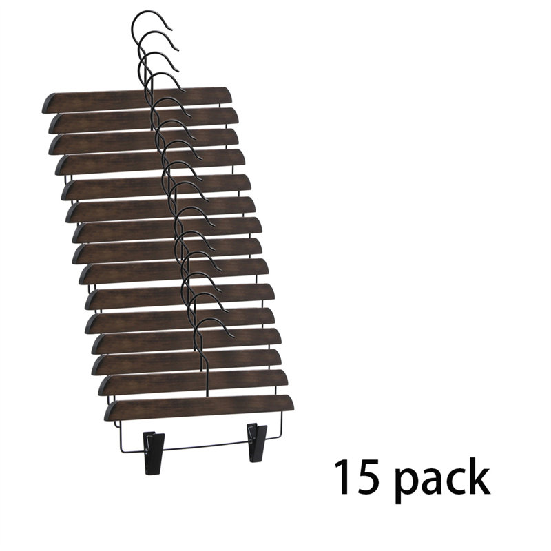 Cintre pour pantalons en bois massif, 15