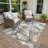 Machine Washable Indoor/Outdoor Raemoore ACN2405 Botanical Rug-1257390442