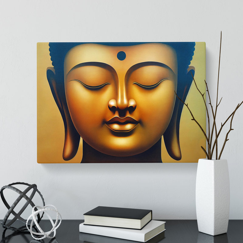 Golden Buddha Vol.1 - Wrapped Canvas, 40cm H x 60cm W x 3cm D