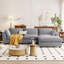 Canapé modulaire convertible Upholstery, canapé en L avec méridienne réversible