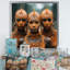 «African Women Tribal Essence» - Art mural tribal africain-1549452003-1549452002