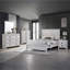 Meuble de chambre à coucher 1 tiroir contemporain à cinq tiroirs avec finition beige et gris rustique-1755225676