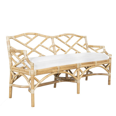 Banc en osier Chippendale