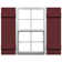 Vinyle Mid-America, quatre planches jointes TailorMade, volets Board-n-Batten, avec cages à volets