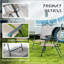 Ensemble de 4 chaises de sport pour adultes