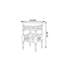 Table basse multifonctionnelle en bois de noyer massif-311193483