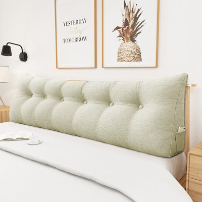 180cm Curved Headboard Pillow