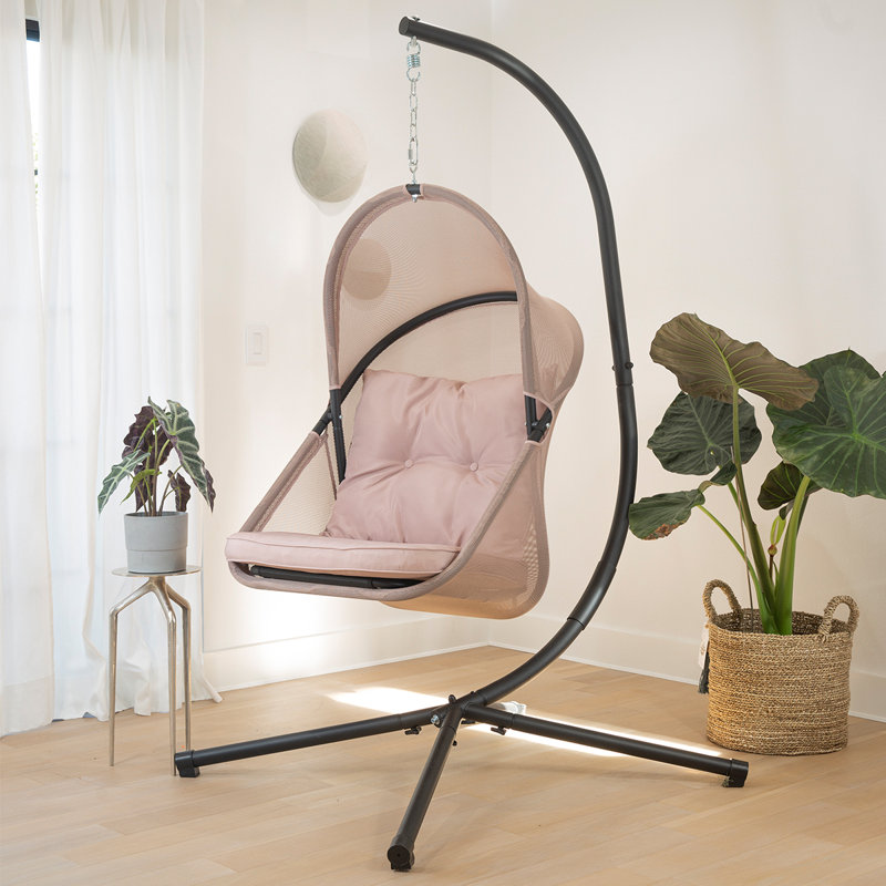 Harmonie suspendue Stringfield Serenity: balançoire et support, Beige