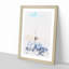 Lone Sailboat - Picture Frame Painting Print-56741379-56741380