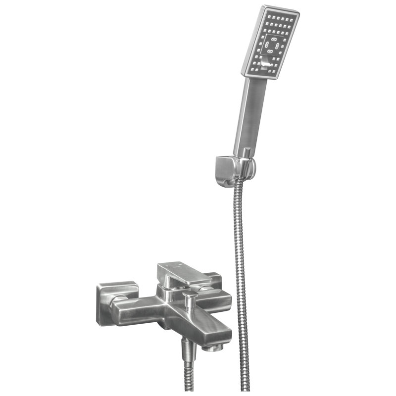 Elvin 1 Handle Wall Bath Shower Mixer Bath Filler with Diverter