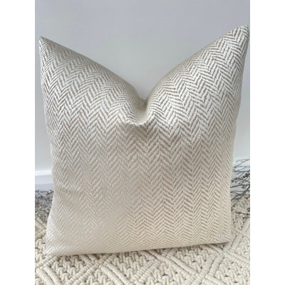 Abstract Gold Square Cushion Cover