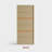 72" Tall Bookcase, Wood 6 Tier Bookshelf With Adjustable Shelves For Living Room Home Office